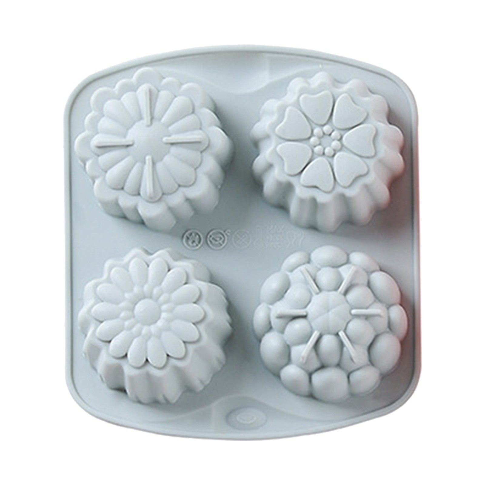 thumbnail image 2 of 4 Moldes De Silicona Para Pasteles Con Forma De Flor De 4 Companys 4 Moldes De Silicona Para Pasteles Con Forma De Flor De 4 Companys, 2 of 2